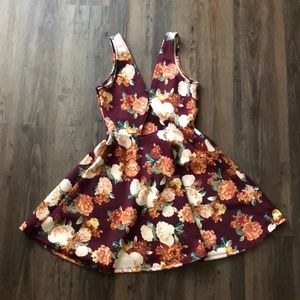 Adorable floral a-line dress